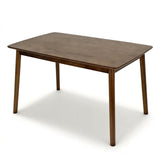 Solid Wood Dining Table Walnut 50"