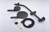 Dual Shower Head Set 26" Adjustable Slide Bar 10 Spray Settings