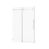 Frameless Sliding Glass Shower Door 48" W x 72" H Chrome