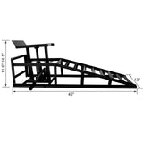 Auto Car Truck Service Ramps Lifts, Garage Car Lift Hydraulic Ramps Black 5 Ton