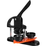 Button Maker Machine, 2.28 inch/58mm Pin Maker with 100pcs Button Parts, Ergonom