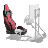 Racing Seat PU Leather Bucket Style Reclining Simulator