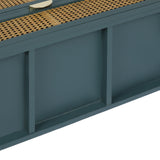 3 Drawer Cabinet, Natural rattan, American Furniture, Suitable for bedroom
