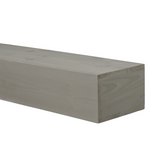 48" Fir Wood Floating Shelf Fireplace Mantel Grey Modern Decor