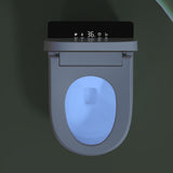 Compact Smart Toilet with Bidet Seat Built-in, Modern Tankless Design
