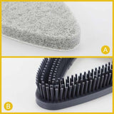 Tub and Tile Scrubber Brush 2-in-1 - Long Pole, Non-Scratch Pads
