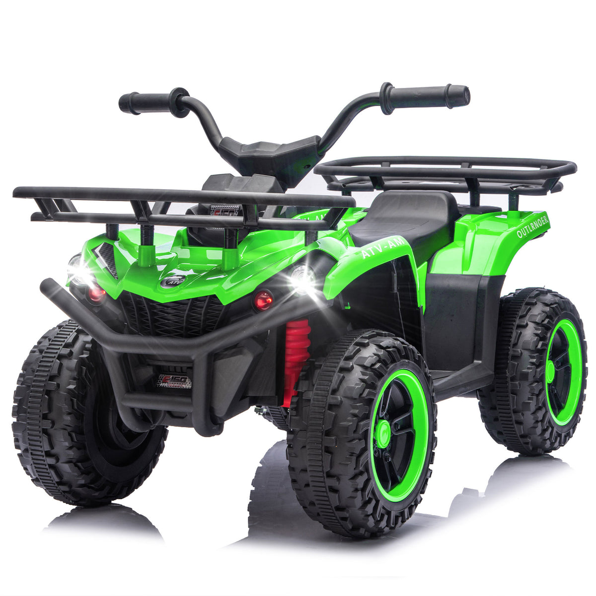 24V 80W*2 Electronic Kids Ride On ATV W/Off-Road Vehicle,Anti-Slip Tires,Crash B