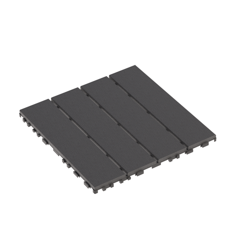 44 Pack Interlocking Deck Tiles 12"x12" Waterproof Outdoor Grey