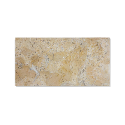 Gold Marble Tile 12x24 Honed Finish Floor Wall 4pc