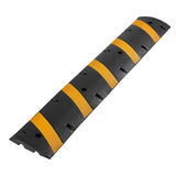 6FT Rubber Speed Bump, 2 Pack, 2 Channel Heavy Duty Traffic Speed Hump