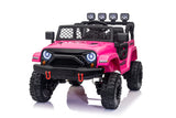 24V7Ah 2 Seater Ride on Jeep, Motor: 4WD × 550, 4-EVA Wheel Ride on Toys for Big