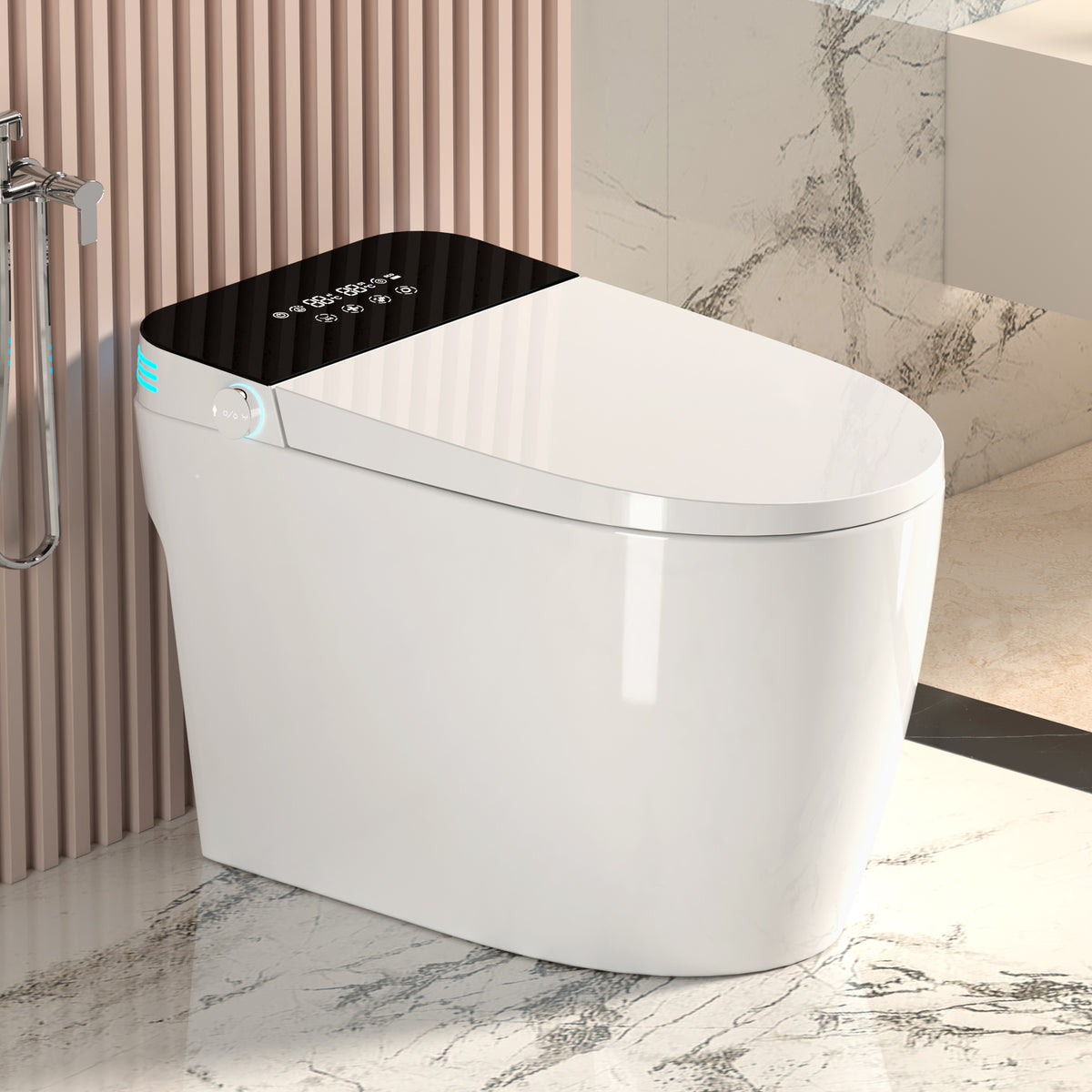 Smart Toilets with Heated Bidet Seat.Portable toilet