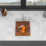 15" Topmount Sink Workstation Bar Sink with Faucet