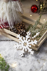9.8x4.7' Snowflake Ornament, Hanging Home Decor Accents for Christmas Tree, Holi
