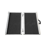 Wheelchair Ramp Aluminum 6 Ft Folding Non-Slip 800 Lb Capacity