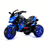 Kids Motorcycle Ride-On Motorcycle 3-Wheels Battery Powered Motorbike  Rechargea