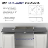 Double Bowl (60/40) Drop in Sink