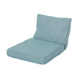 Honolulu Club Chair Cushion Set, Teal, Back and Seat