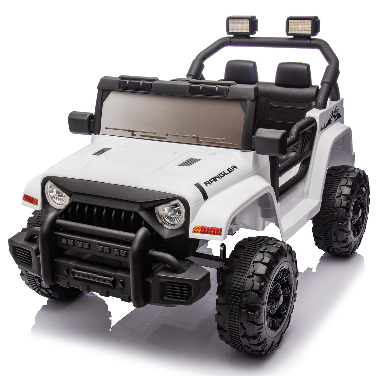 12V Kids Ride On Electric Car W/Parents Control,Dual drive, Four-wheel Suspensio