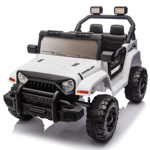 12V Kids Ride On Electric Car W/Parents Control,Dual drive, Four-wheel Suspensio