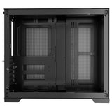 Mid-Tower PC Case Dual Chamber Gaming Computer Case for ATX Motherboard No Fan
