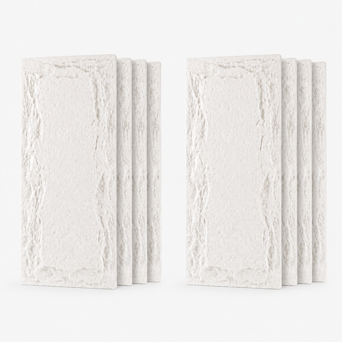 3D Faux Stone Wall Panels, 8 PCS PU Wainscoting Panel for Interior Wall Decor