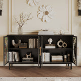 60.3 "Decorative Cabinet with 4 doors