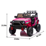 24V Kids Ride On Car W/Parents Remote Control,400W Motor,Four Wheel Suspension,A