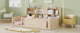 Twin Engineered Wood Platform Bed Natural