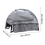 Generator Cover Universal Waterproof Cover 36x26x26 in for 70-108 in Gray