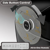 Smart Toilet with Bidet Built in, Bidet Toilet with Heated Seat, Foot Kick
