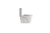 1.1/1.6 GPF Siphonic Flush One-Piece Toilet for bathrooms, Siphonic S-trap 12"