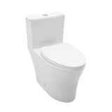 Ceramic One Piece Toilet for Bathroom, 12-inch Rough-In, 1.1/1.6 GPF