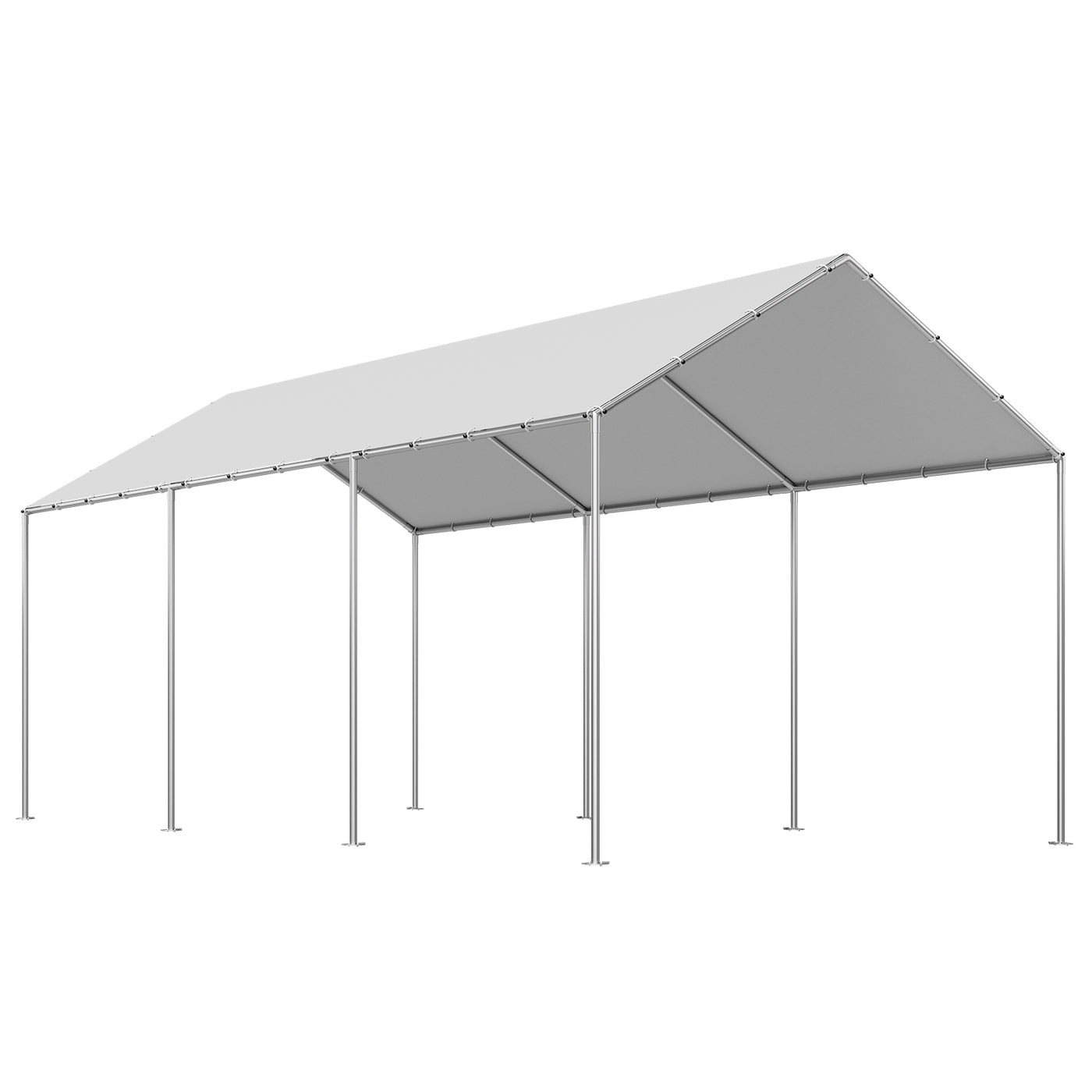 10 x 20 ft Carport Canopy Tarp UV-Resistant Waterproof