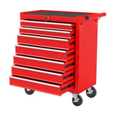 7-Drawer Rolling Tool Chest with Wheels Storage Cabinet