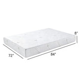 King Memory Foam Mattress Extra Firm 3-Layer Cooling Aloe