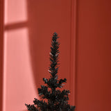 HOMCOM 5' Artificial Pencil Christmas Tree, Slim Xmas Tree with 294 Realistic Br