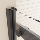 48.in W x 72.in H Frameless Shower Door Single Sliding