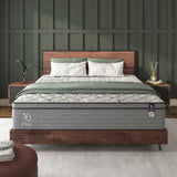 King Size 10" Cooling Gel Memory Foam Hybrid Mattress Grey