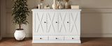 Farmhouse Style Solid Pine Murphy Bed Chest Cube with Charging Station and Storage Drawer, Full, White