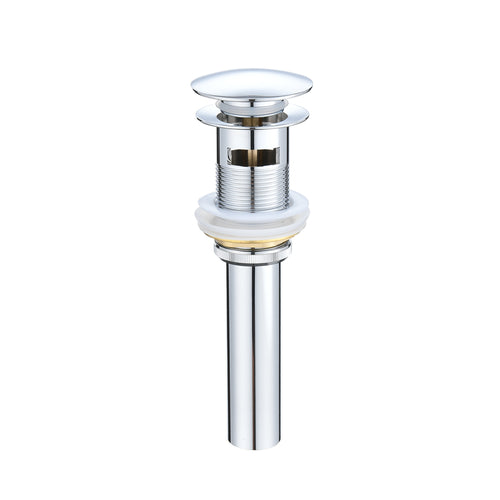 Pop Up Drain Stopper Vessel Sink 304 Stainless Steel Overflow