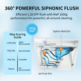 Tankless Smart Toilet With Bidet Built In, One-piece, Auto Flush