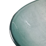 Artistic Tempered Glass Vessel Bathroom Sink Pop-up Drain