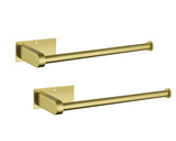 2 Pack Wall Mount Paper Towel Holder, Brushed Gold, 12