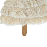 4.3x7.5' Fringes Embellished Tree Shape Ornament, Hanging Home Decor Accents for