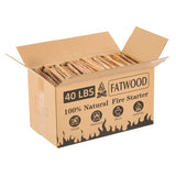 Natural Pine Fatwood Fire Starter Sticks 40 Lbs