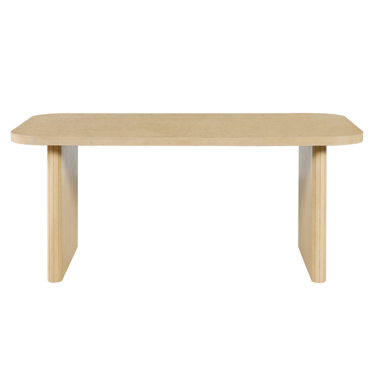 Engineered Wood Dining Table Natural