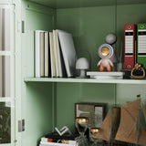 Mint Green Modern Wooden Storage Sideboard Cabinet 28"x15"x36