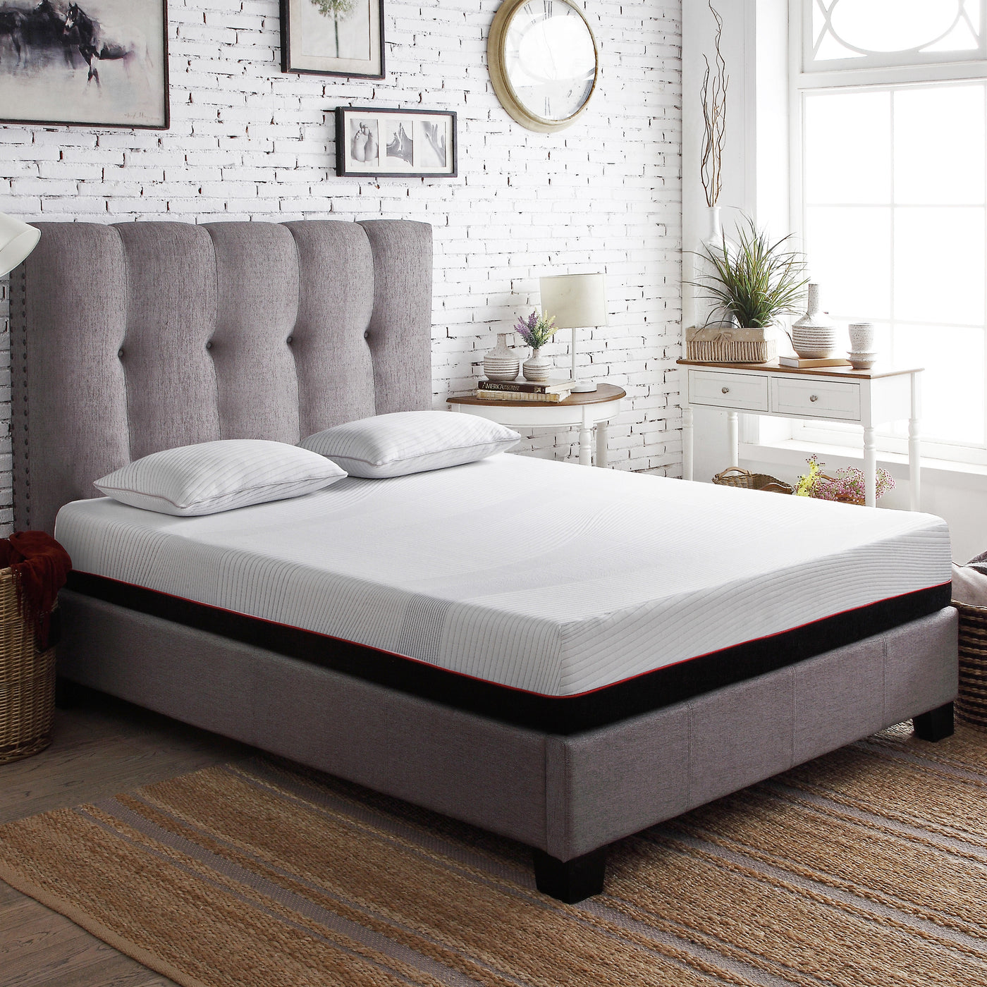 Twin Size 10 Inch Copper Infused Memory Foam Mattress