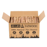 Natural Pine Fatwood Fire Starter Sticks 40 Lbs